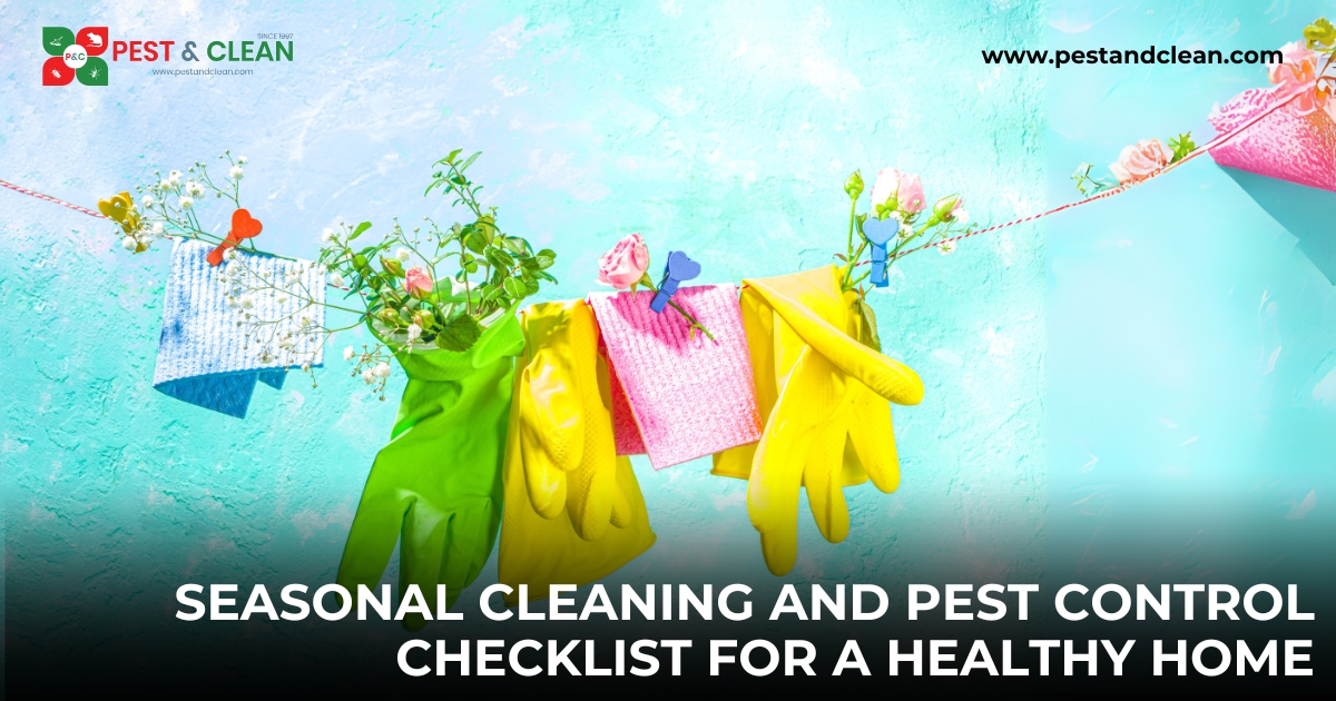 Seasonal Cleaning and Pest Control Checklist for a Healthy Home