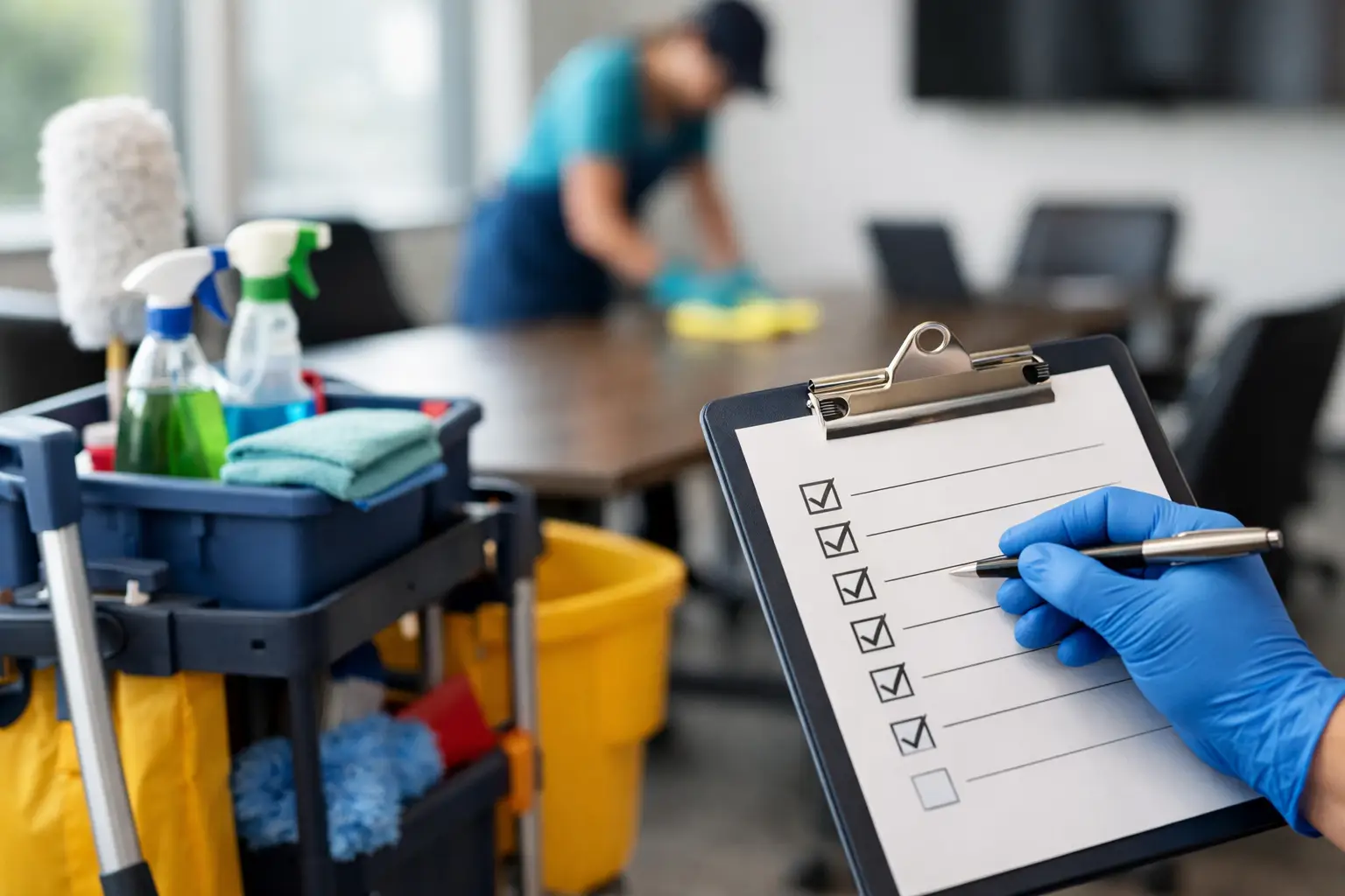 Commercial Cleaning Service Checklist